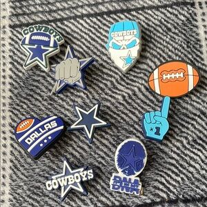 Cowboys Themed Clog‎ Charms